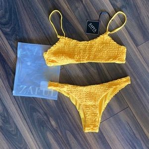 Yellow Zaful swimsuit!